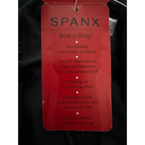 NWT Spanx Bod-a-Bing pants with a secret slimming liner black XL - Picture 11 of 15